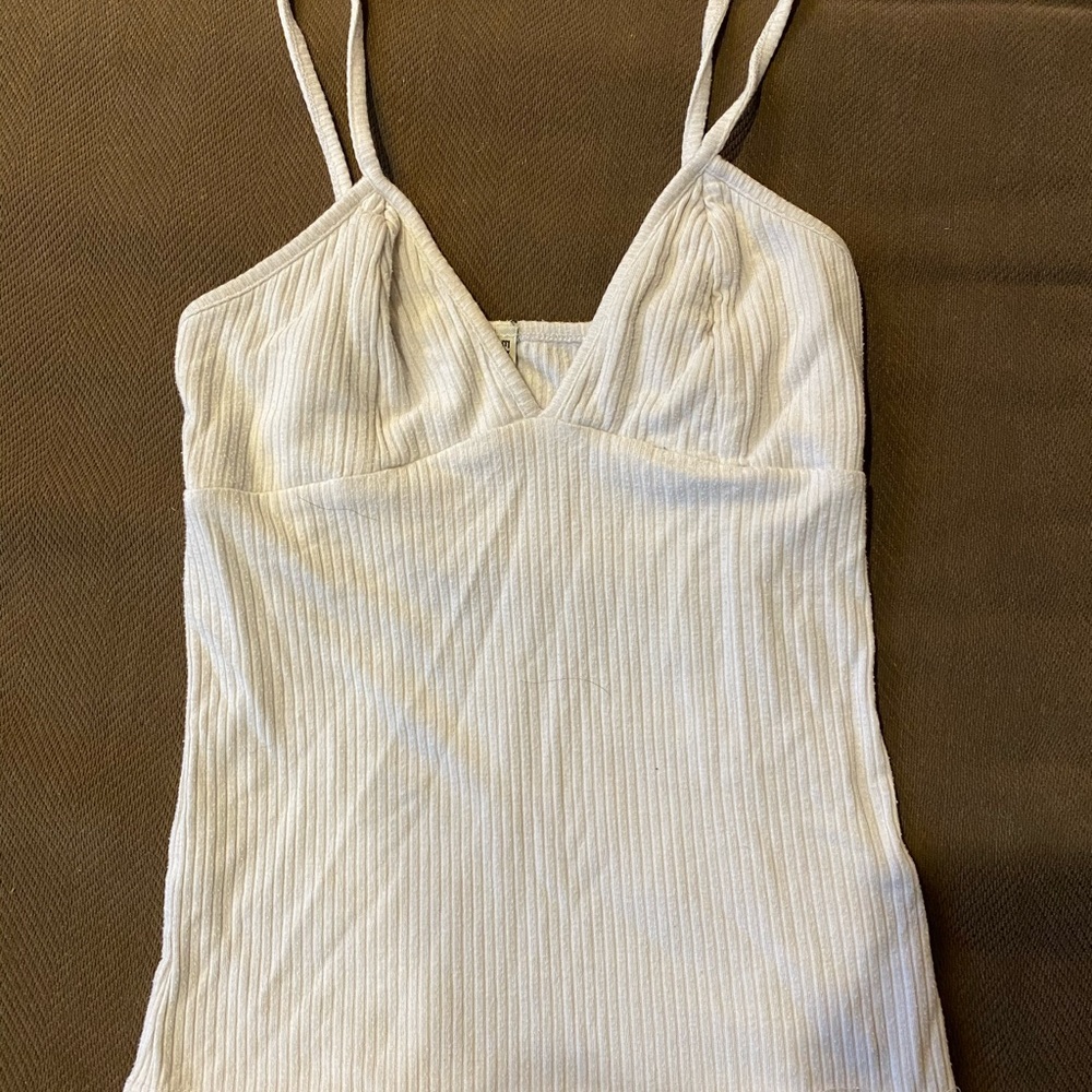White tank top